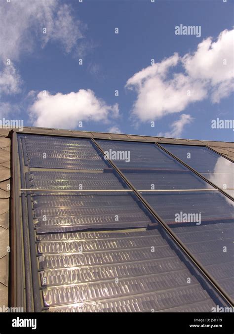 solar water heater Stock Photo - Alamy