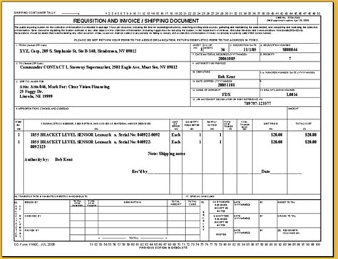 Almyta Systems - DD1149 REQUISITION AND INVOICE SHIPPING DOCUMENT