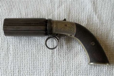 CHARLES LANCASTER PISTOL, London, PEPPERBOX Revolver, ca.1840-1853 at ...