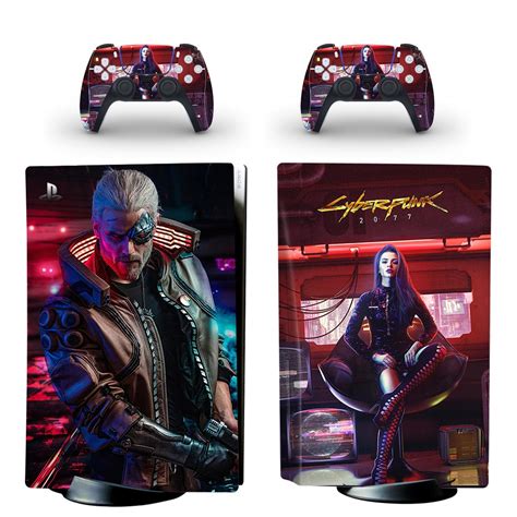 Cyberpunk 2077 Skin Sticker For PS5 Skin And Controllers - ConsoleSkins.co