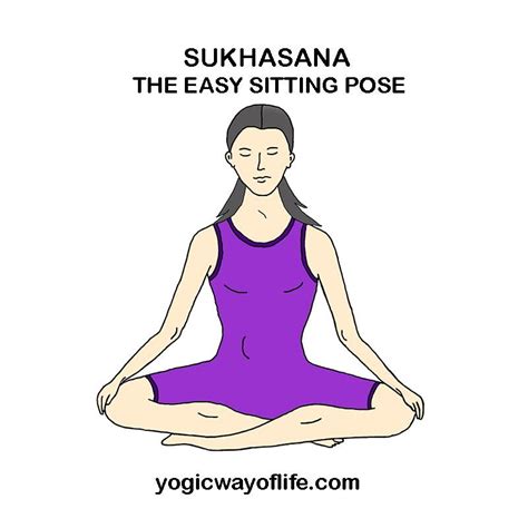 Sukhasana the easy sitting pose – Artofit