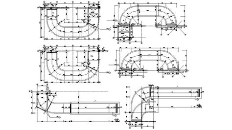 Different Ramp Design Plan CAD File - Cadbull