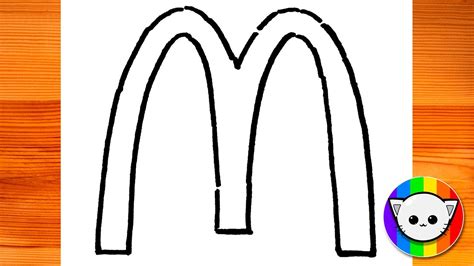 How to Draw McDonald's Logo Very Easy - YouTube