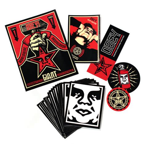 Street art : Shepard Fairey / OBEY Giant - sur Strip Art le Blog