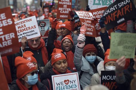 Nurses strike for 2nd day at two big NYC hospitals