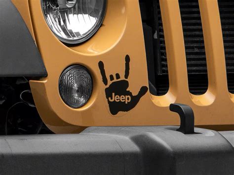 Jeep Licensed by RedRock Jeep Wrangler Jeep Metal Decal; Matte Black ...