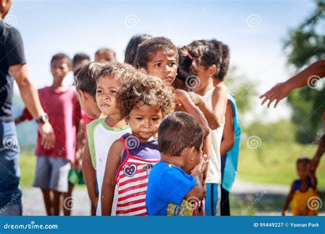 The Aeta Tribe Children Near Mount Pinatubo on Aug 27, 2017 in S Editorial Photography - Image ...