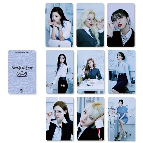 Buy KPOPBPTWICE Formula of Love New Album 9 PCS Kpop Photocards Full of ...