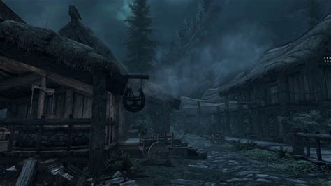 Skyrim - Night In Riverwood 🌙 - Music & Ambience | Skyrim, Ambience, Fantasy