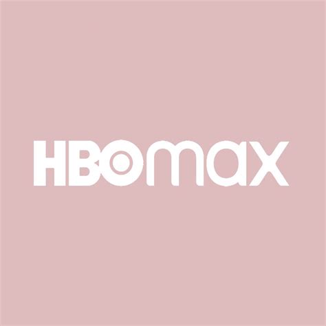 the hbo max logo on a pink background