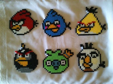 Angy Birds hama beads by vanesuki2010 - pelillosuki | Hama beads patterns, Fuse beads, Perler ...