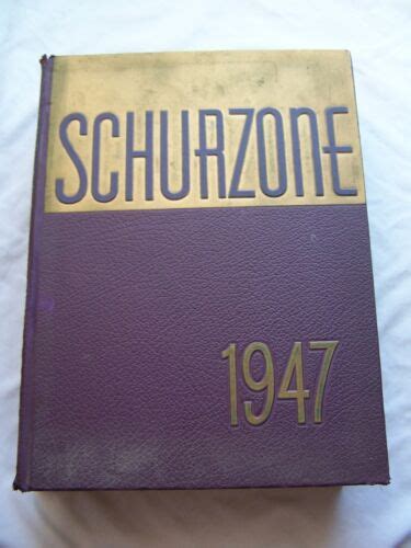 1947 CARL SCHURZ HIGH SCHOOL YEARBOOK CHICAGO, ILLINOIS SCHURZONE | eBay