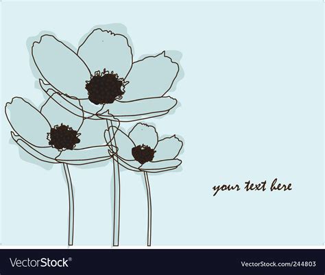 Floral invitation Royalty Free Vector Image - VectorStock