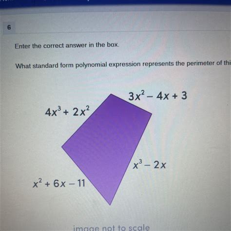 What standard form polynomial expression represents the perimeter of ...