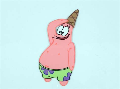 Cel Aye-Aye Captain Art Original Animation Spongebob