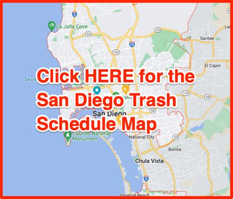 San Diego Trash Schedule 2025 (Bulk Pickup, Holidays, Maps)