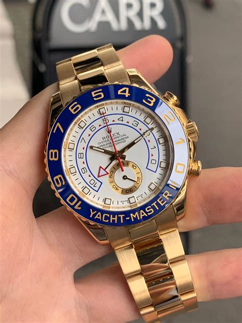 ROLEX YACHT-MASTER II 116688 18ct YELLOW GOLD - Carr Watches