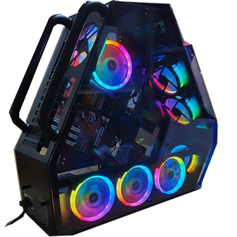 Full Tower Type Computer Case Gaming PC Case with RGB Fans, Popular ...