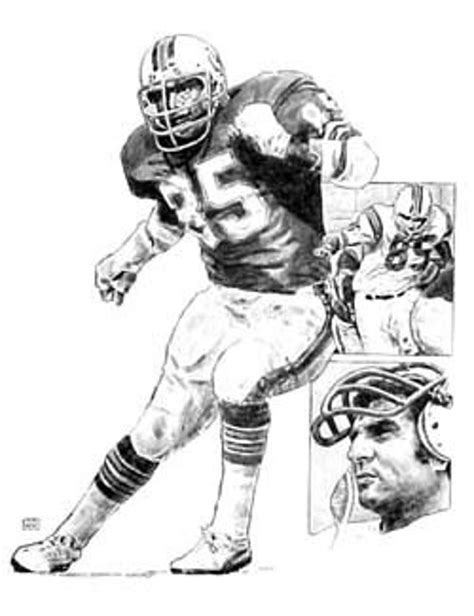 Nick Buoniconti Miami Dolphins Lithograph Limited Edition Artwork by Michael Mellett Dolphins ...