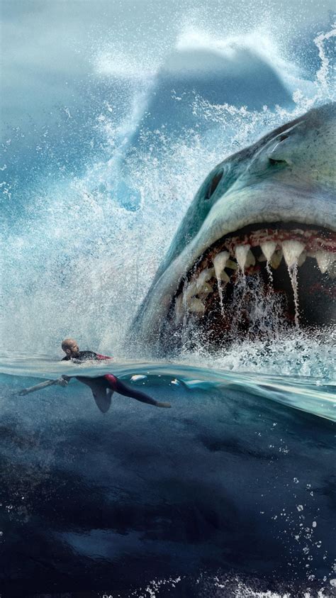 The Meg | Shark pictures, Mega shark, Shark art