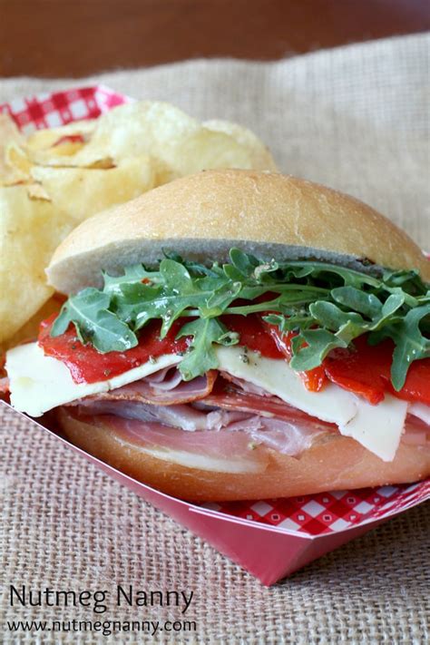 Italian Submarine Sandwiches with Homemade Sub Sauce - Nutmeg Nanny