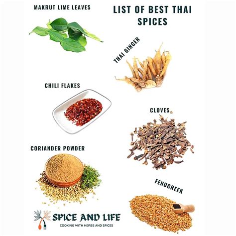 The List Of Best Thai Spices | Spice and Life