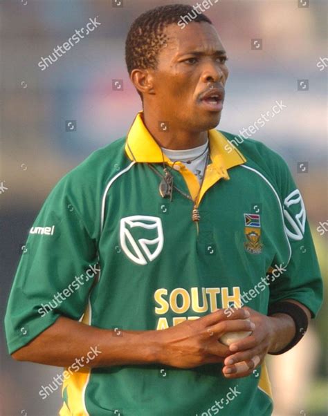 South Africas Makhaya Ntini Bowls During Editorial Stock Photo - Stock Image | Shutterstock