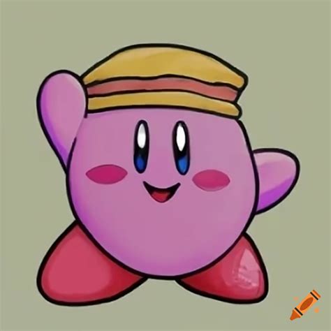 Image of kirby character on Craiyon