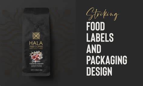 Design striking food packaging and label design by Sadaf_perwaiz | Fiverr