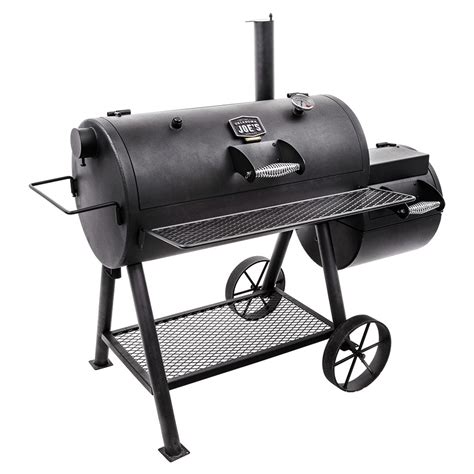 Char-Broil Oklahoma Joe's Highland Reverse Flow Offset Charcoal Barbecue Smoker 99143020525 | eBay