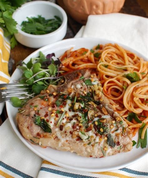 Easy Italian Veal Chops - A Cedar Spoon