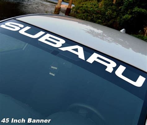 SUBARU Windshield Vinyl Decal sticker Window decal graphic impreza STI ...