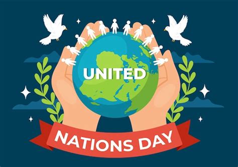 Premium Vector | United Nations Day Celebration Vector Illustration ...