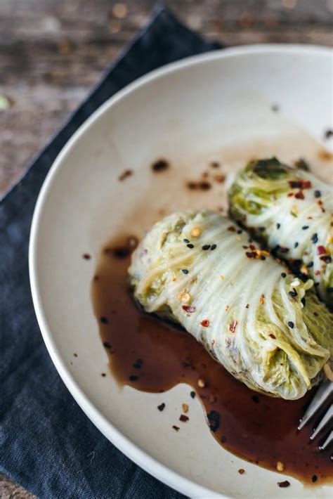 Cabbage rolls with Chinese cabbage, rice and black quinoa - Teti's flakes