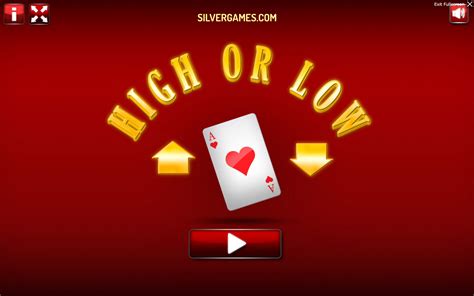 Hi-Lo Card Game - Play Online on SilverGames 🕹️