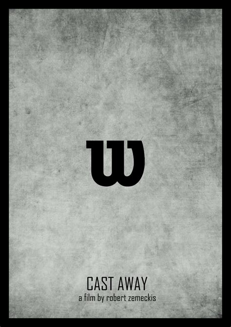 Cast Away | Film posters minimalist, Movie posters minimalist, Minimal movie posters