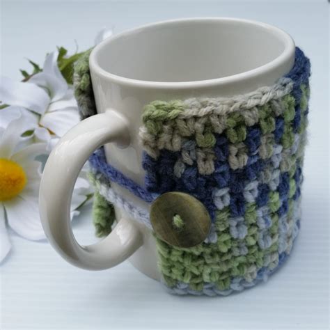 Modern Mug Wrap-Free Crochet Pattern - Artsy Daisy Crochet