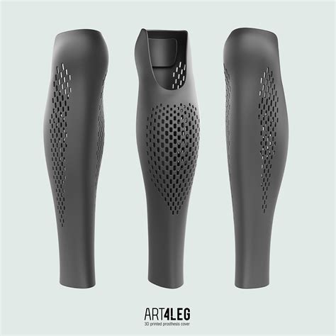 AIRY (Customized 3D Printed prosthetic leg cover) on Behance Foot Biomechanics, Leg Prosthesis ...