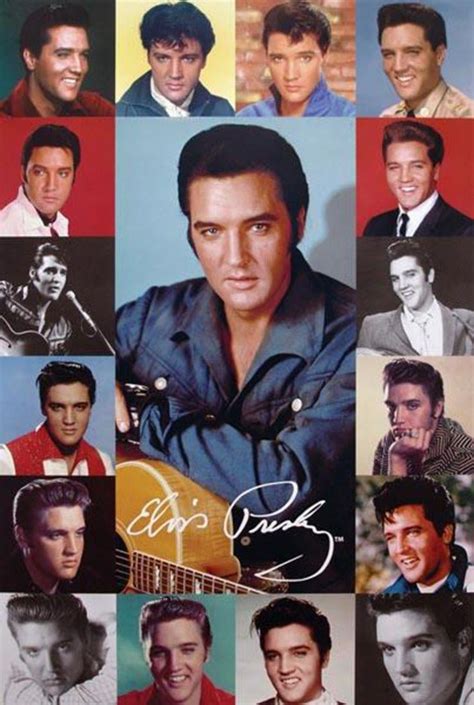 Elvis Presley Composite Poster - 24x36 - Walmart.com