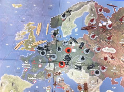 World War 2 Map Of Europe Axis And Allies