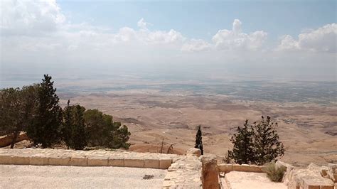 Moses's view of Canaan from Mt. Nebo in Jordan - YouTube