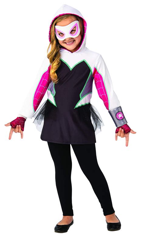 Imagine by Rubie's Marvel Rising Child's Spider-Gwen/Ghost Spider Dress-Up Set Small | Spider ...