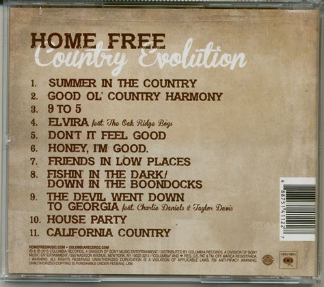 Home Free CD: Country Evolution - Bear Family Records