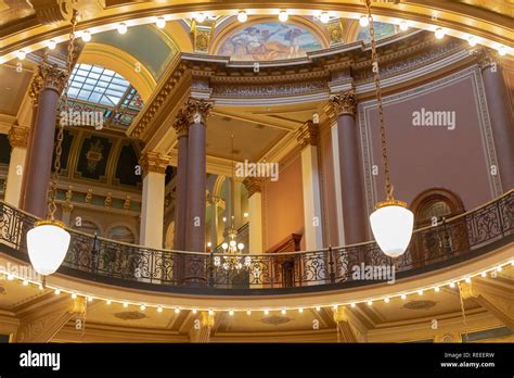 Des Moines, Iowa - The interior of the Iowa state capitol building Stock Photo - Alamy