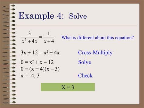 Rational equations