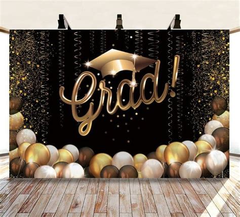 Congrats Grad Photography Backdrop Graduation Party Backdrop - Etsy | Graduation party backdrops ...