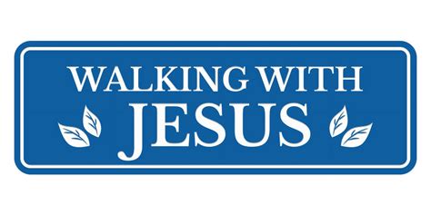 Signs ByLITA Standard Walking with Jesus Door or Wall Sign Easy Installation | Durable ...