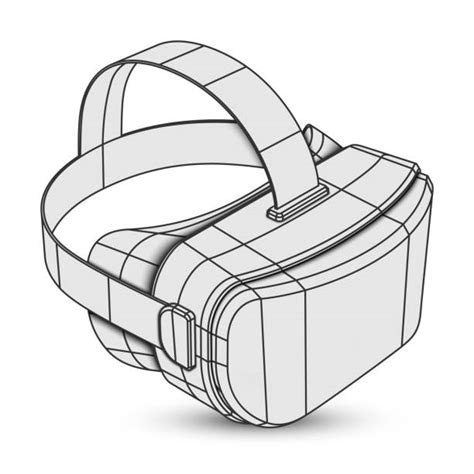 Virtual Reality Headset White Background Illustrations, Royalty-Free ...