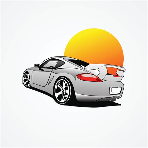 Sports Car Vector Sports Car Silhouette 23605975 Vector Art at Vecteezy