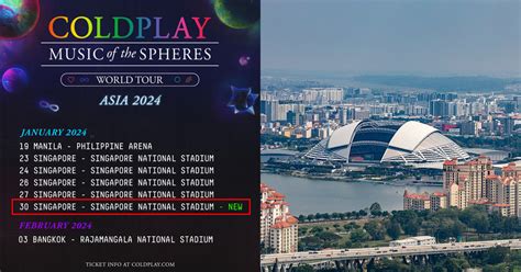 New) Coldplay Singapore Concert 2023-2024, 49% OFF